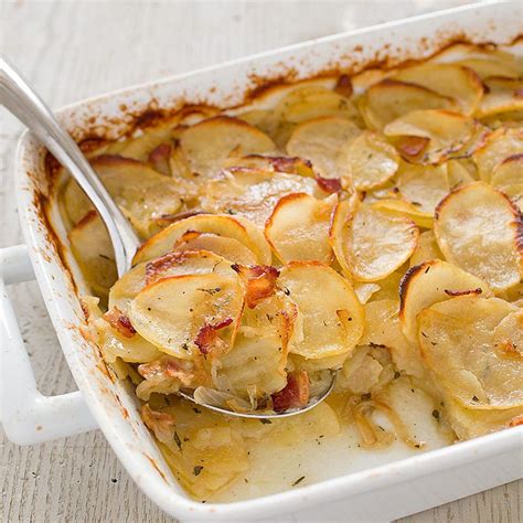 Potato Casserole With Bacon And Caramelized Onion Americas Test