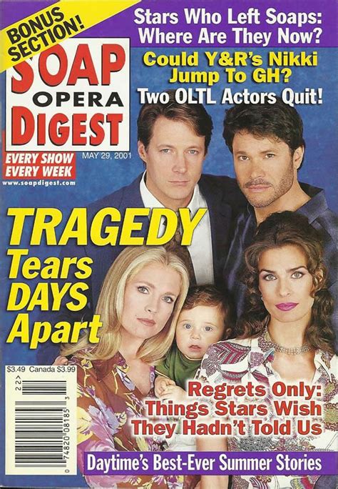 Classic Soap Opera Digest Covers Days Of Our Lives Soap Opera