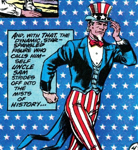Uncle Sam Comic Books Freedom Fighters Comic Book Cover