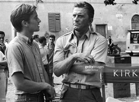 Michael And Kirk Douglas Cast A Giant Shadow American Actor Kirk