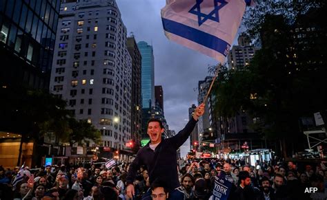 Thousands Gather In New York For Pro Israel Rally As War With Hamas Rages