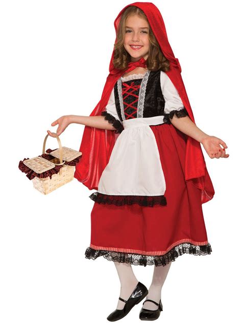 Red Riding Hood Deluxe Costume For Kids Kids 2019