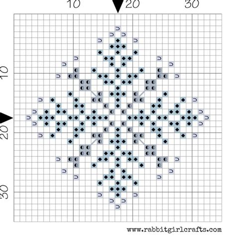Simple Cross Stitch Patterns Snowflake Pdf Snowflakes 7 Cross Stitch