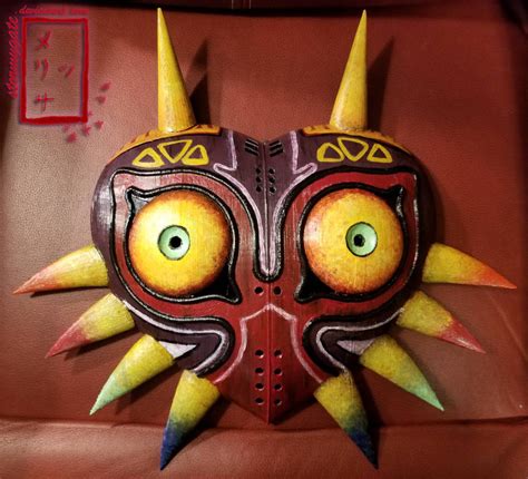 Painted Majoras Mask Commission By Stormygate On Deviantart