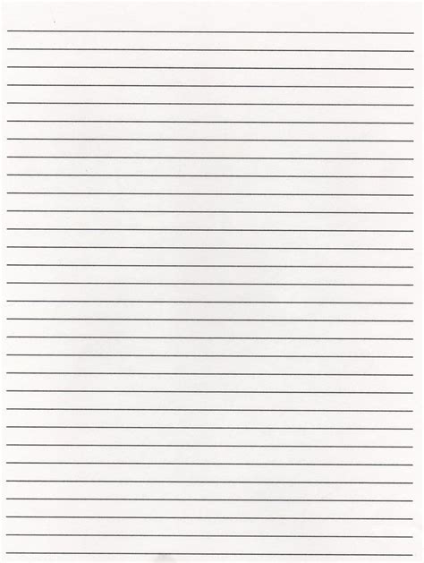 Print Lined Paper Elementary School