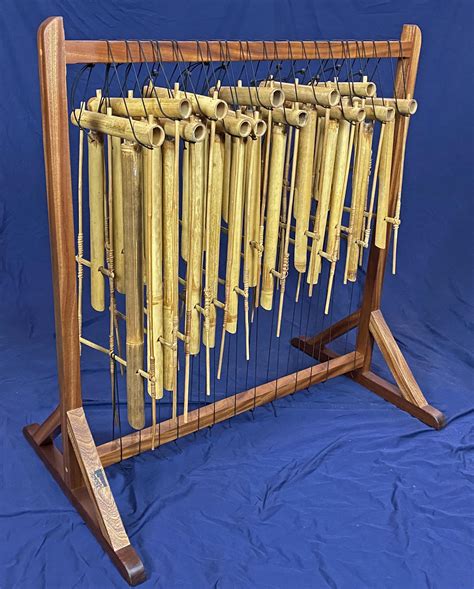 Angklung Set Bamboo Chromatically Tuned Brighter Los Angeles
