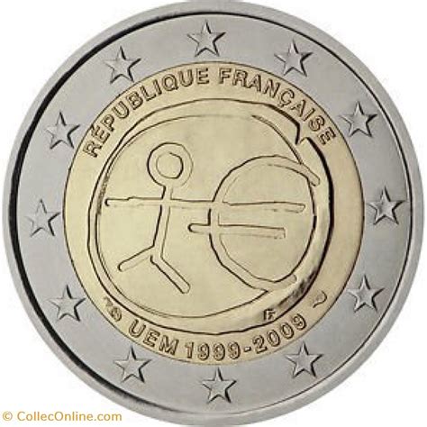 2 Euros 10e Anniversaire De Lunion économique Et Monétaire Monnaies