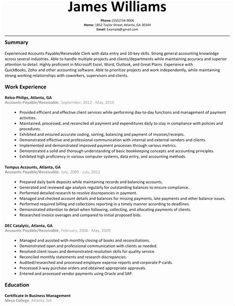 Account manager resume tips and ideas. Accounts Payable and Receivable Resume Elegant Luxury ...
