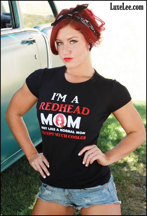 Redhead Mom T Shirt