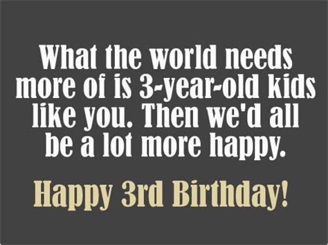Happy Birthday Quotes For 3 Year Old 3rd Birthday Messages And Poems To