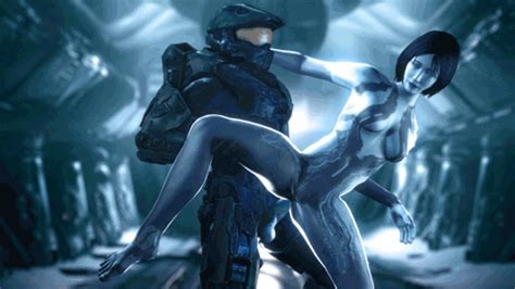 Rule 34 3d Cortana Halo Series Halo 4 Master Chief Sideways Vaginal