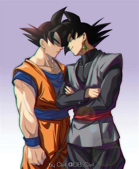 Goku And Black Goku In 2020 Dragon Ball Super Manga Dragon Ball