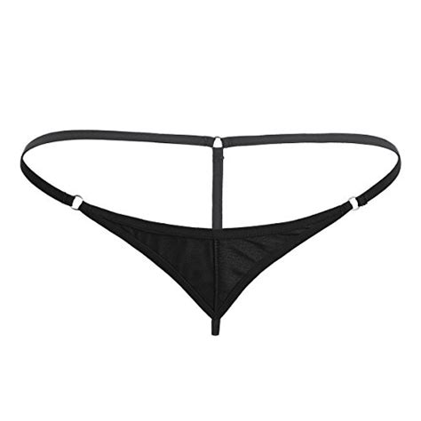 Msemis Womens Sexy Stretchy Low Rise Underwear G String Micro Thongs