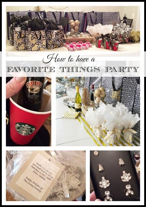 How To Throw A Favorite Things Party Holiday Girls Night Out Idea 11 Magnolia Lane
