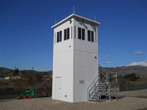 Prison Guard Tower Prefabricated Guard Towers Panel Built