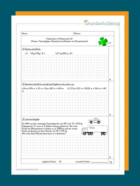 We did not find results for: Klassenarbeiten / Proben: Mathe, 4. Klasse
