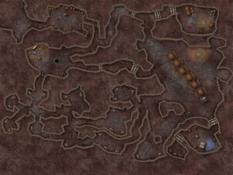 Goblin Cave Battle Map Lmop Goblin Cave Map Cartographers Guild A Dungeon Masters Guide To