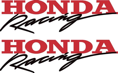 Other Motorcycle Decals Emblems And Flags Red Honda Wing Logo Car