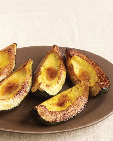 Roasted Acorn Squash With Cinnamon Butter Recipe Recipe Vegetable