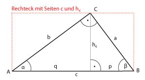 Möchtet ihr die fläche eines dreiecks berechnen, müsst ihr erst mal wissen, was die höhe ist. Rechenliesel: Aufgaben: Rechtwinklige Dreiecke
