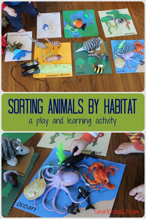 Animal Habitats Activities For Preschoolers Yvonne Hazels Printable