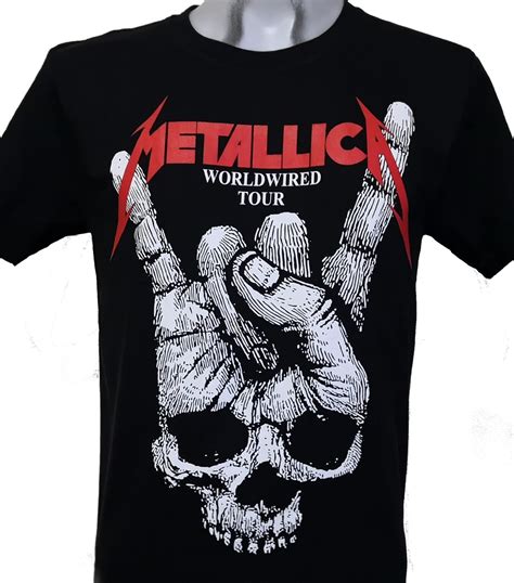 Metallica T Shirt Worldwired Tour Size L Roxxbkk