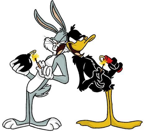 Bugs Bunny Y El Pato Lucas Looney Tunes Cartoons Bugs Bunny Looney