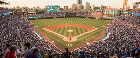 Baseball stadium with animated audience. Wrigley Field Information | Chicago Cubs