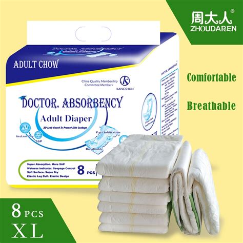 Disposable Adult Diaper With Super Absorption Xl Size