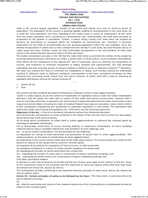 There is no distinction between the duties of a barrister and that of a solicitor, although in cases on professional misconduct among lawyers. Urban Land (Ceiling & Regulation) Act_1976 | Repeal ...