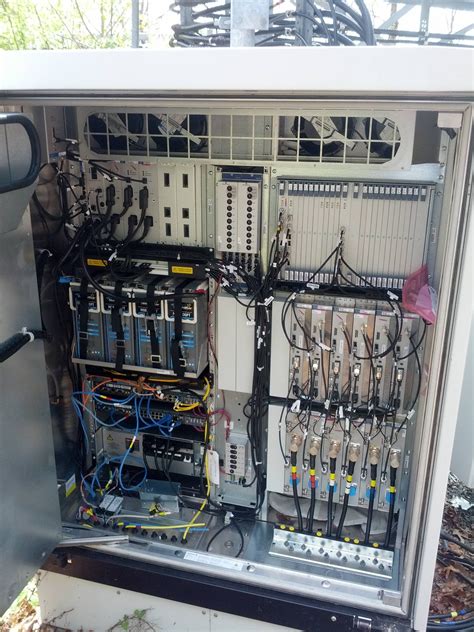 Interior Of A Cell Phone Towers Base Station Cabinet Oc X Post From