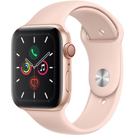 Apple Watch Series 5 (GPS + Cellular) 44mm Gold Aluminum ...