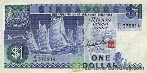 Dollar to singapore dollar live exchange rate conversion. 1 Singapore Dollar (Ships series) - Exchange yours for cash