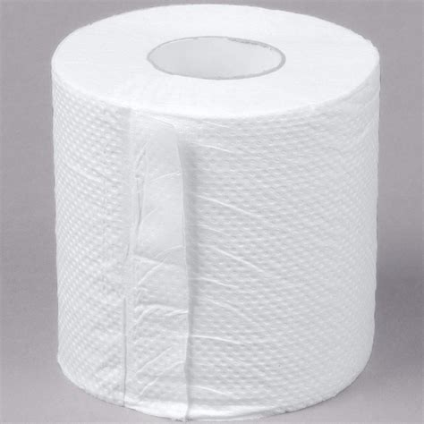 Lavex Janitorial Individually Wrapped 2 Ply 500 Sheet Toilet Paper Roll