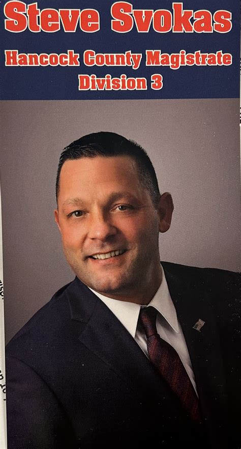 HANCOCK COUNTY MAGISTRATE RACE - Hometown News