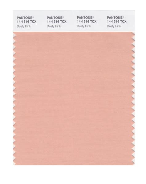 Pantone Smart Color Swatch Card 14 1316 Tcx Dusty Pink Columbia Omni