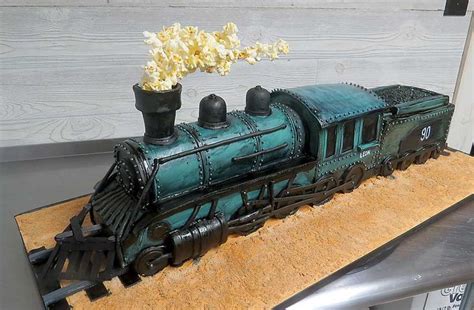 D Steam Train Cake Train Cake Train Birthday Cake Sculpted Cakes
