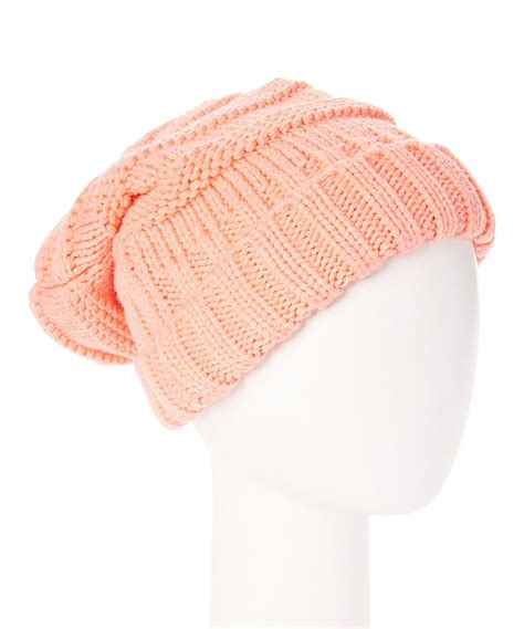Something Special Coral Knit Beanie Beanie Knit Beanie Coral