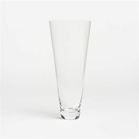 simple swedish crystal pilsner glass the garnered