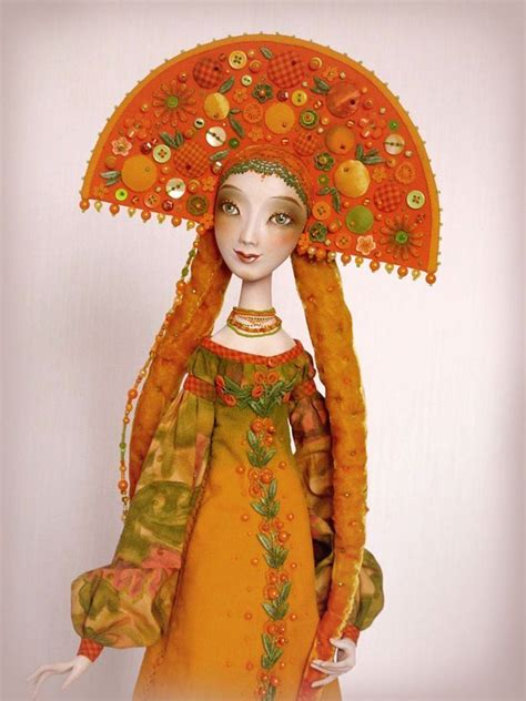 zueva anna buckthorn art doll by anna zueva 52 cm 20 inches tall paperclay textile