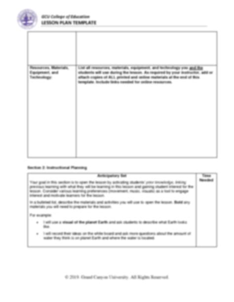 Solution Coe Lesson Plan Template 1 Studypool