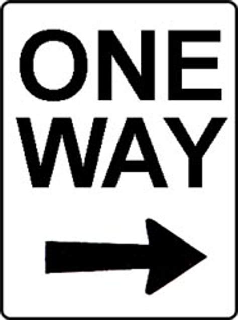 One Way Right Sign Reflective Traffic Signsregulatory Signsone Way