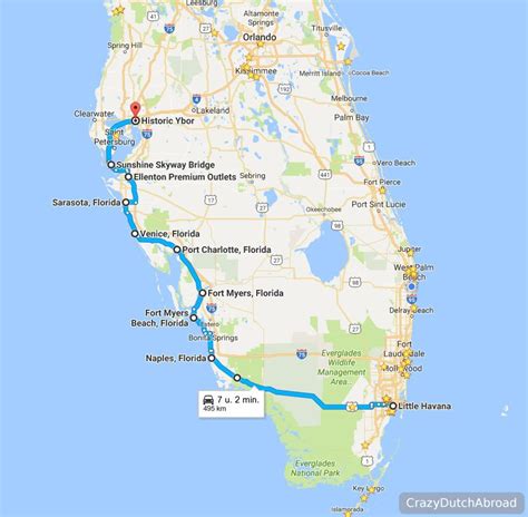 East Coast South Florida Map Map Of World
