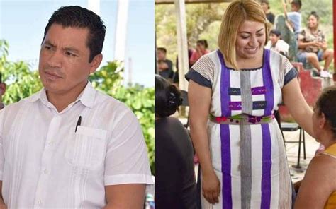 Alcalde de Tuzantán Bany Obed Guzmán Ramos Grisel Vázquez Zambrano