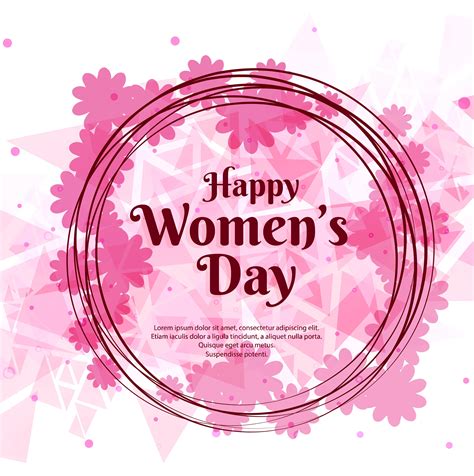 Happy Womens Day Celebration Design 244463 Vector Art At Vecteezy