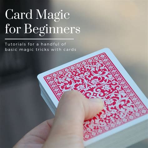 How To Do Card Magic Tricks For Beginners Hobbylark