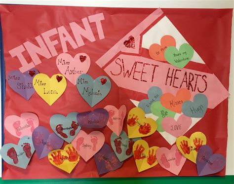 Infant Classroom February Bulletin Board Valentines Bulletin Boards