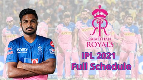 Rr Ipl Schedule Rajasthan Royals Team Squad Fixtures