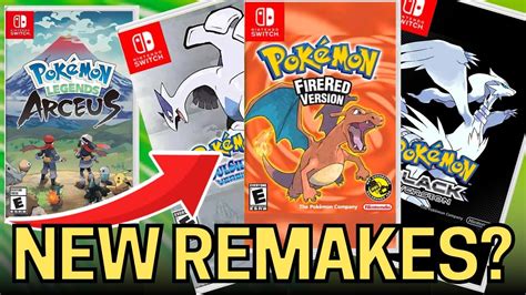 All Pokémon Remakes On Nintendo Switch The Future Of Pokémon Youtube