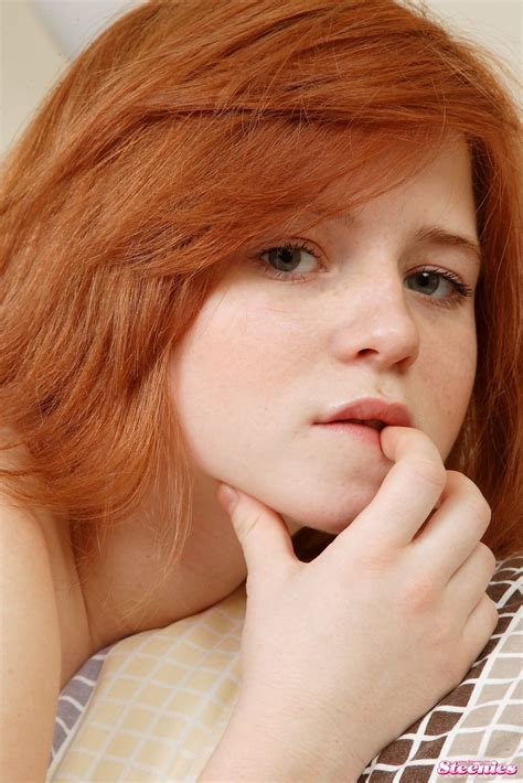 Redheads Hairy Red Hair Pale Portraits Woman Contemporary Bed